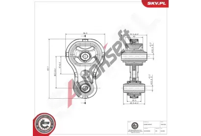 ESEN SKV Zav�en� motoru ESN 75SKV266, 75SKV266