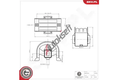 ESEN SKV Zav�en� motoru ESN 75SKV268, 75SKV268