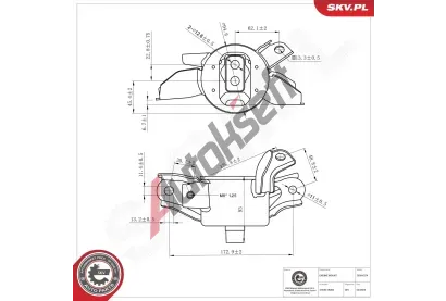 ESEN SKV Zav�en� motoru ESN 75SKV274, 75SKV274