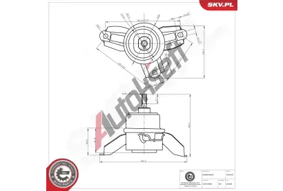 ESEN SKV Zaven motoru ESN 75SKV281, 75SKV281