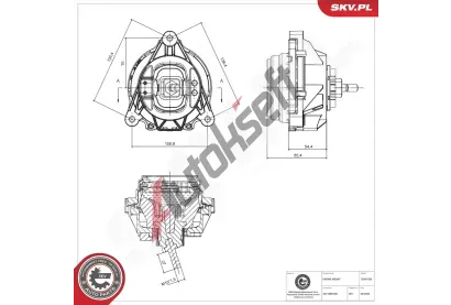 ESEN SKV Zav�en� motoru ESN 75SKV285, 75SKV285