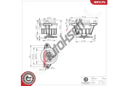 ESEN SKV Zaven motoru ESN 75SKV288, 75SKV288