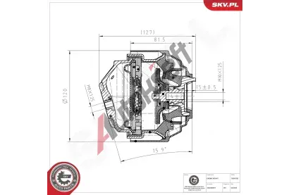 ESEN SKV Zav�en� motoru ESN 75SKV292, 75SKV292