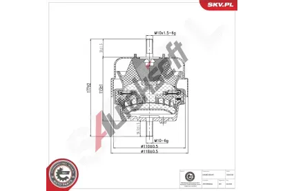 ESEN SKV Zav�en� motoru ESN 75SKV295, 75SKV295