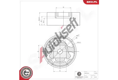 ESEN SKV Zav�en� motoru ESN 75SKV308, 75SKV308