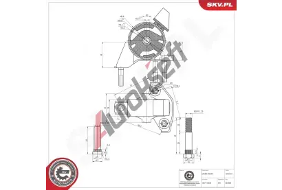 ESEN SKV Zaven motoru ESN 75SKV311, 75SKV311