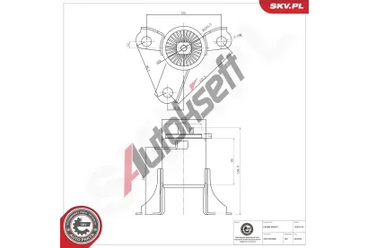 ESEN SKV Zav�en� motoru ESN 75SKV316, 75SKV316