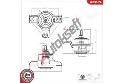 ESEN SKV Zaven motoru ESN 75SKV321, 75SKV321