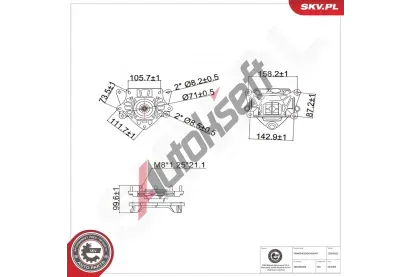 ESEN SKV Ulo�en� automatick� p�evodovky ESN 75SKV822, 75SKV822