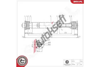 ESEN SKV Hnac hdel ESN 76SKV004, 76SKV004