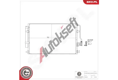 ESEN SKV Kondenz�tor klimatizace ESN 86SKV014, 86SKV014