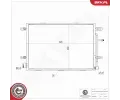 ESEN SKV Kondenz�tor klimatizace ESN 86SKV015, 86SKV015
