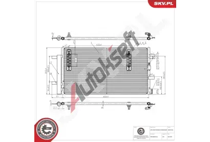 ESEN SKV Kondenz�tor klimatizace ESN 86SKV025, 86SKV025