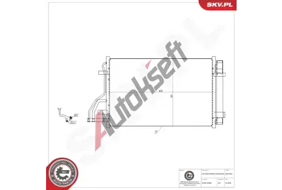 ESEN SKV Kondenz�tor klimatizace ESN 86SKV031, 86SKV031