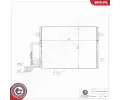 ESEN SKV Kondenz�tor klimatizace ESN 86SKV040, 86SKV040