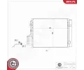 ESEN SKV Kondenztor klimatizace ESN 86SKV043, 86SKV043