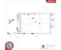 Kondenz�tor klimatizace&nbsp;ESEN SKV&nbsp;&dash;&nbsp;ESN 86SKV044
