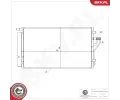 Kondenz�tor klimatizace&nbsp;ESEN SKV&nbsp;&dash;&nbsp;ESN 86SKV049