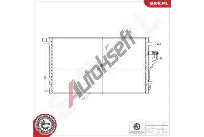 ESEN SKV Kondenz�tor klimatizace ESN 86SKV049, 86SKV049