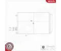 ESEN SKV Kondenztor klimatizace ESN 86SKV052, 86SKV052