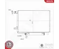 ESEN SKV Kondenz�tor klimatizace ESN 86SKV066, 86SKV066