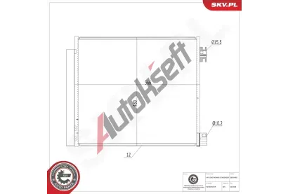 ESEN SKV Kondenztor klimatizace ESN 86SKV081, 86SKV081