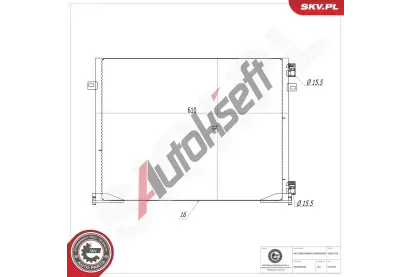 ESEN SKV Kondenztor klimatizace ESN 86SKV106, 86SKV106