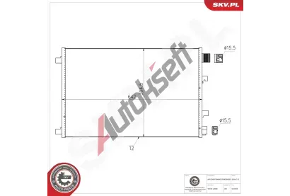 ESEN SKV Kondenz�tor klimatizace ESN 86SKV112, 86SKV112