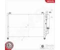 ESEN SKV Kondenz�tor klimatizace ESN 86SKV135, 86SKV135