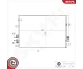 Kondenz�tor klimatizace&nbsp;ESEN SKV&nbsp;&dash;&nbsp;ESN 86SKV139