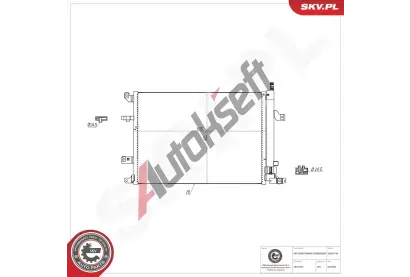 ESEN SKV Kondenzátor klimatizace ESN 86SKV140, 86SKV140 ESEN SKV Kondenzátor klimatizace ESN 86SKV140, 86SKV140