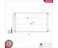 ESEN SKV Kondenz�tor klimatizace ESN 86SKV186, 86SKV186