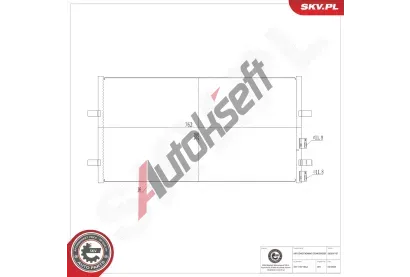 ESEN SKV Kondenz�tor klimatizace ESN 86SKV191, 86SKV191