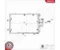 ESEN SKV Kondenz�tor klimatizace ESN 86SKV203, 86SKV203
