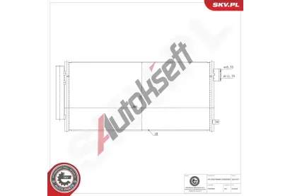 ESEN SKV Kondenz�tor klimatizace ESN 86SKV207, 86SKV207