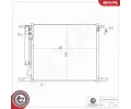 ESEN SKV Kondenz�tor klimatizace ESN 86SKV209, 86SKV209