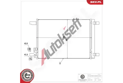ESEN SKV Kondenz�tor klimatizace ESN 86SKV227, 86SKV227