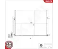 Kondenz�tor klimatizace&nbsp;ESEN SKV&nbsp;&dash;&nbsp;ESN 86SKV244