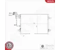 ESEN SKV Kondenztor klimatizace ESN 86SKV267, 86SKV267
