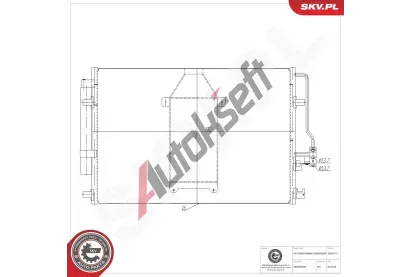 ESEN SKV Kondenz�tor klimatizace ESN 86SKV271, 86SKV271