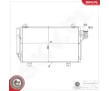 Kondenz�tor klimatizace&nbsp;ESEN SKV&nbsp;&dash;&nbsp;ESN 86SKV272