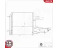 ESEN SKV Kondenz�tor klimatizace ESN 86SKV288, 86SKV288