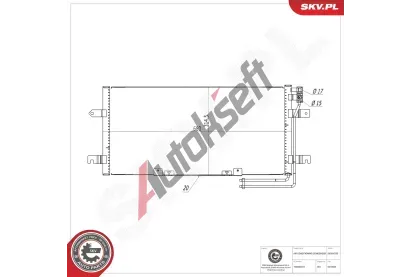 ESEN SKV Kondenz�tor klimatizace ESN 86SKV290, 86SKV290