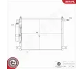 ESEN SKV Kondenz�tor klimatizace ESN 86SKV302, 86SKV302