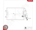 Kondenz�tor klimatizace&nbsp;ESEN SKV&nbsp;&dash;&nbsp;ESN 86SKV319