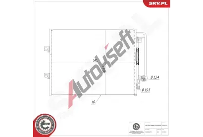 ESEN SKV Kondenzátor klimatizace ESN 86SKV323, 86SKV323 ESEN SKV Kondenzátor klimatizace ESN 86SKV323, 86SKV323