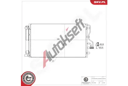 ESEN SKV Kondenz�tor klimatizace ESN 86SKV370, 86SKV370