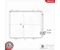 ESEN SKV Kondenz�tor klimatizace ESN 86SKV393, 86SKV393