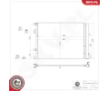Kondenz�tor klimatizace&nbsp;ESEN SKV&nbsp;&dash;&nbsp;ESN 86SKV401
