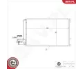 Kondenz�tor klimatizace&nbsp;ESEN SKV&nbsp;&dash;&nbsp;ESN 86SKV404